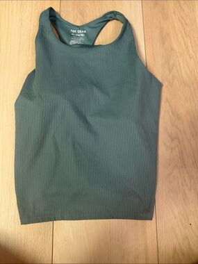 tek gear Ribbed Racerback Tank Top - Forest Green